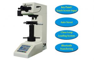 China Vertical Space 150mm Vickers Digital Hardness Tester Support Bluetooth Printing on sale