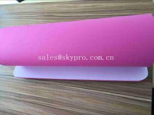 China 5mm Pink High - technology Smooth Exercise Mat Custom Screen Printing Yoga Mats wholesale