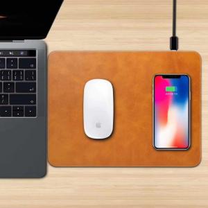 China Apple mouse pad with wireless charger, wireless charging base for Iphone 8(plus)/X, Iphone X wireless charging base wholesale