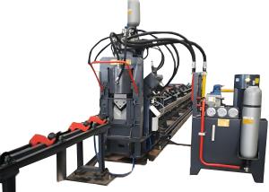China High-Speed Automatic CNC Hydraulic Punching Marking Cutting Machine 3 CNC Axes Angle Drilling Steel Connecting Plate for Communication wholesale