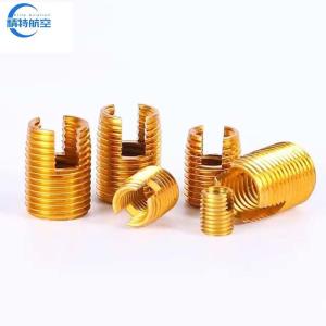China Customized Brass Insert Nut Self-Tapping Threaded Inserts with Fine/Coarse Thread Type and T/T Payment wholesale