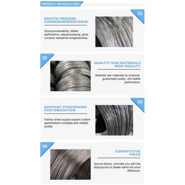 Construction Grade 300 Series Stainless Steel Wire Wholesales 0.35mm with Duty Free