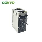 DGKYD21Q064DB2A4DP068 2X1 Multi-Port Socket Gigabit Ethernet Filter POE With