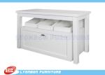 Presenting Goods Retail Display Tables With Open Drawer , Custom MDF Display