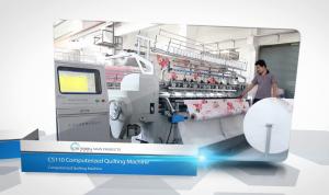 China Computerized High Speed Quilting Machine 110&quot; With Panasonic Frequency Conversion Control Devices wholesale