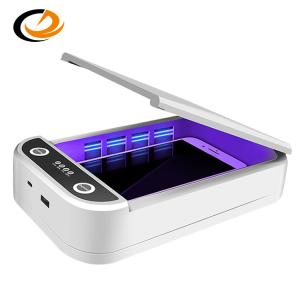 China One Button Multi Function Phone Sterilizer Box White Color To Sterilize Masks wholesale