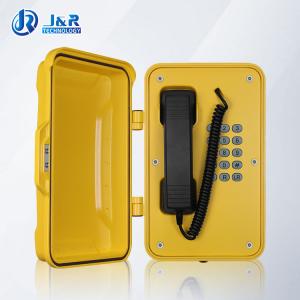 China VOIP/SIP Hazardous Area Telephones , Heavy Duty Weatherproof Telephone with black curly cord wholesale