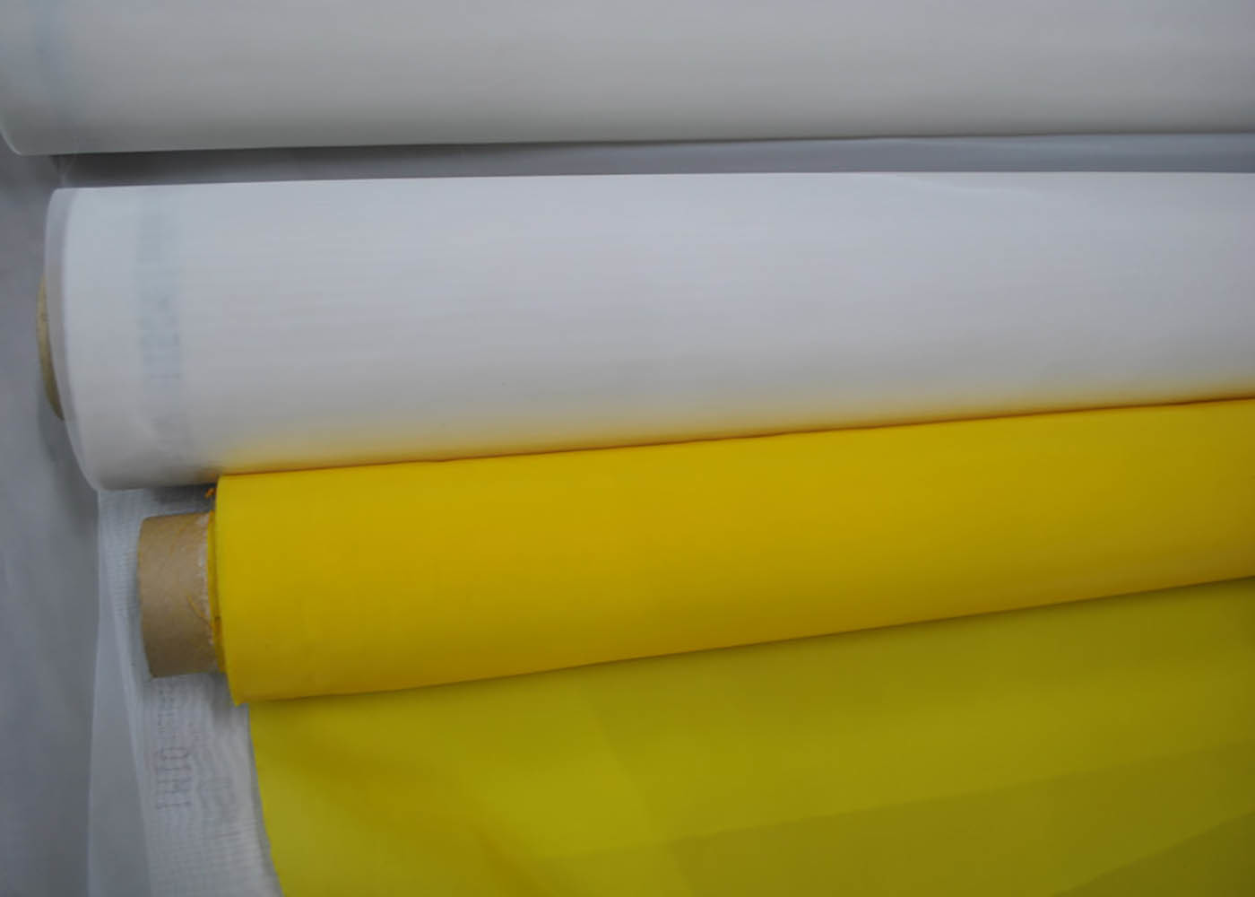 Quality 90T-48PW White Polyester Silk Screen Printing Mesh Free Sample for sale