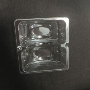 30 Cavities Macaron Clamshell Packaging Rectangular Plastic Cake Containers