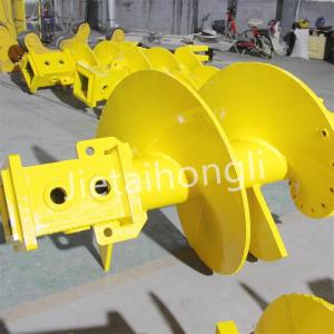 China Foundation Rotary Auger Bucket Carbon Steel For Piling Rig / Drilling Rig wholesale