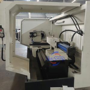 China Double Chuck Horizontal Fanuc CNC Pipe Threading Lathe Machine For Metal wholesale