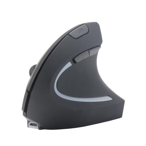 Quality 5 Keys Vertical Wireless Mouse With High Capacity Rechargeable Battery for sale