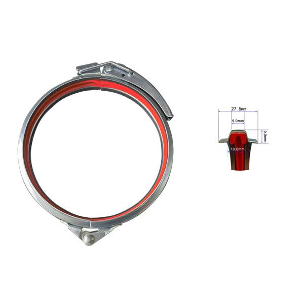 Stainless Steel Quick Release Round Duct Clamps Galvanized