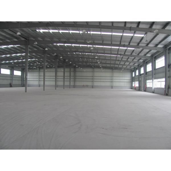 Prefab Steel Structure Warehouse ASTM A36 with Glass Wool Insulation