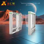 Hcw Automatic Turnstile Gate Led Indicator Anti Smashing Ss304 Security