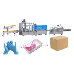 50Hz Automatic Cartoning Machine Multifunctional Nitrile Gloves Box