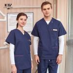 China Gender-Neutral Medical Scrubs Uniform Nurse Jackets for Healthcare Workers for sale
