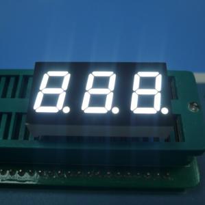 China Triple Digit 0.4inch 7 Segment LED Display Common Cathode Ultra Bright White wholesale