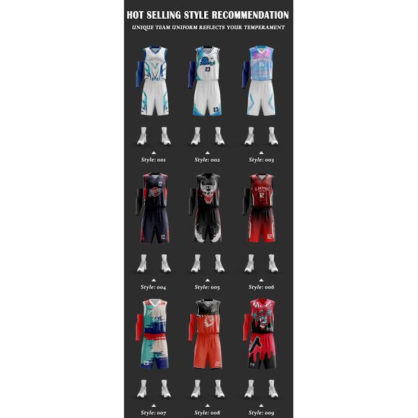 Training Basketball Uniform Fully Sublimation Custom Youth Boys Girls SET Unisex OEM Customized Anti Logo Band Style Suit Wear