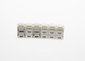 China Supporting T568A and T568B Sheild Cat5e FTP RJ45 Modular Plug wholesale