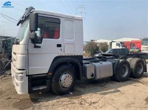 China LHD Option RHD 6x4 Used Commercial Trucks , Used Howo Trucks Euro 2 High Cabin wholesale
