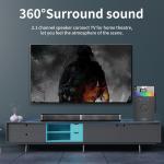 Multimedia Computer RGB Speaker 2.1 Subwoofer Home Theater System With 50W