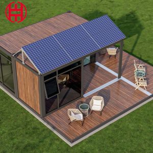 China Modular Prefabricated Tiny Container House with Detachable Container Solar Panels wholesale