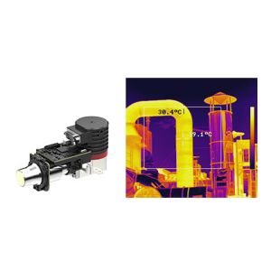 320x256 Optical Gas Imaging MWIR Cooled Infrared Detector 30um