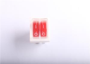 DPDT DPST Rocker Switch Illuminated , 4 Pin 6 Pin Lens Single Mini Momentary Rocker Switch