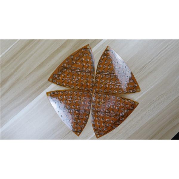 Large FPC (Flexible Printed Circuit PCB) Built on Polyimide with Yellow Coating and Immersion Gold for LED Lighting