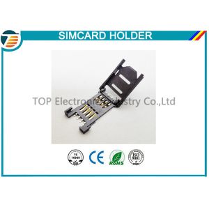 Simple Board Guide Micro SIM Card Holder Surface Mount Right Angle