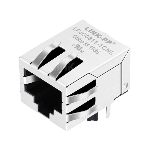 Quality MJRR0514 Compatible LINK-PP LPJG0811-1CNL 100/1000 Base-T Tab Down Without Led One Port RJ-45 Network Socket for sale