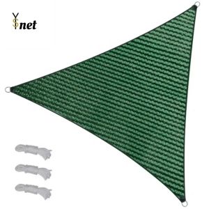 Triangular Sunshade Sail 180gsm Cooling Sunshade Canopy HDPE New Material