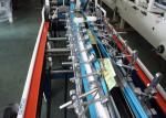 Fully Automatic Carton Folding Gluing Machine With Stacking Machine Steel Body