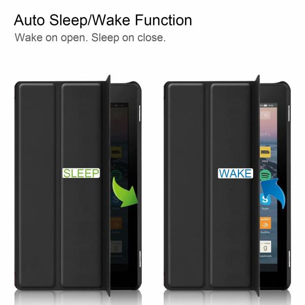 All-New Kindle Fire 7 Case Leather Cover for Kindle Fire 7(9th Generation,2019)