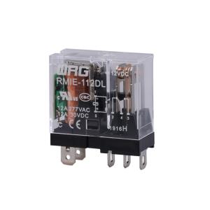 China DC12V 12A 1C/O Intermediate LED Indicator Relay Micro Electromagnetic Switch wholesale