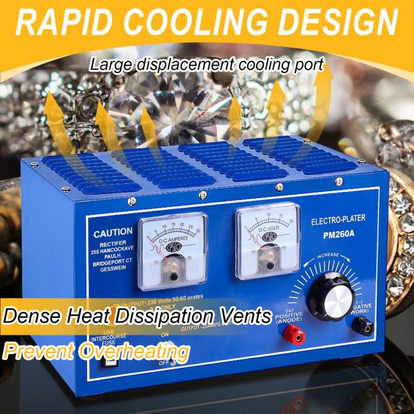 Silk 30A Plating Rectifier Jewelry Electroplate Machine Gold Plating