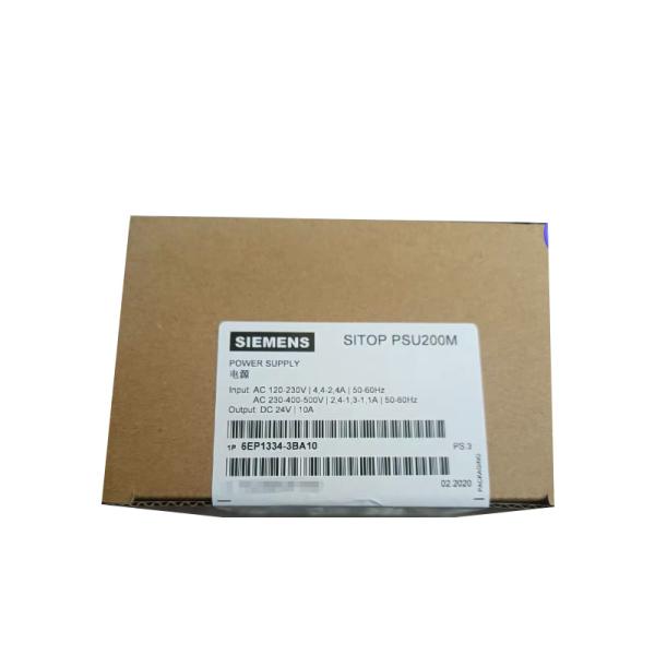 Quality SIEMENS	6EP1334-3BA10 SITOP PSU200M 10 A stabilized power supply input: 120/230-500 V AC output: 24 V DC/10 A for sale