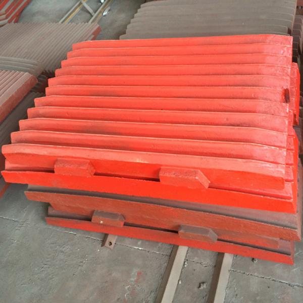 jaw crusher spare parts high manganese steel casting jaw plate Liner Mn18Cr2 Mn13Cr2