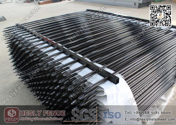 2.1m high steel fence china factory
