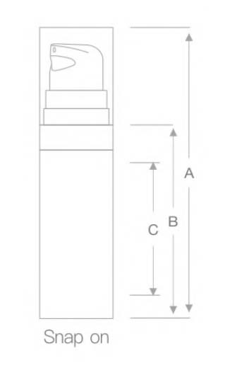 Makeup Plastic Airless Pump Bottles Round 5ML/8ML/10ML/15ML Empty Cosmetic Bottles GR106A/B/C/D