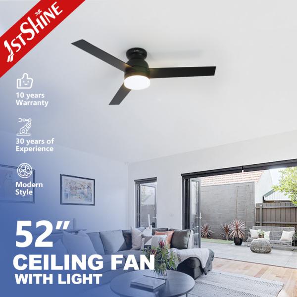 Quality 5 Speed Remote Control Decorative Ceiling Fan , Mdf Blades Black Plastic Ceiling Fan for sale