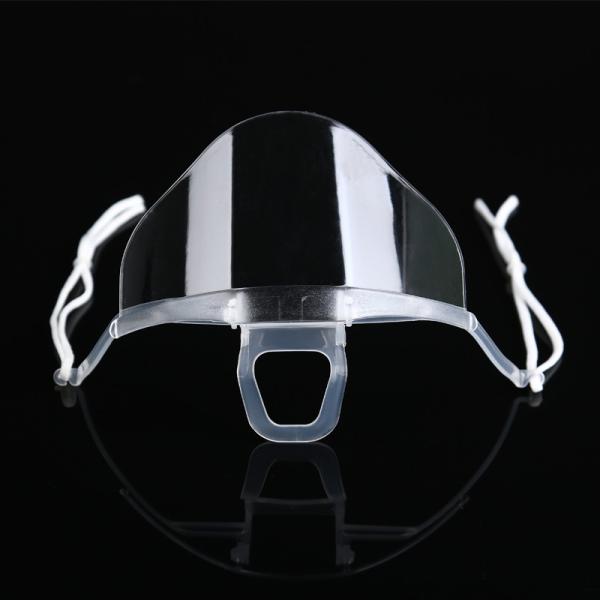 Slipping Resistant Transparent Plastic Face Mask For SPA