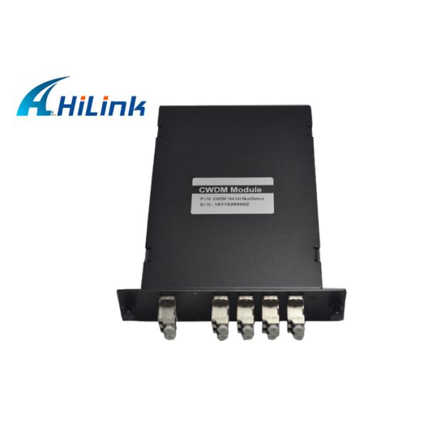 1x4 CH CWDM Optical Mux Demux Duplex / Single Fiber High Isolation Compact Designed