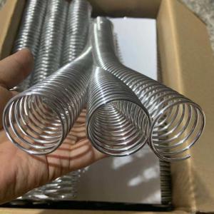 Wire Diameter 2.0mm Electroplating Notebook Silver Spiral Binding Coil