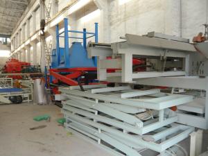 China Steel Structure Automatic Mgo Board Production Line with 1500 Sheets Production Capacity on sale