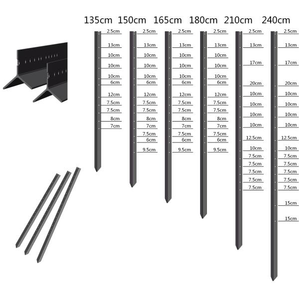 Star Picket 1500MM weight hot dipped galvanized buitman coated