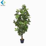 1.3m 1.45m Height Artificial Bonsai Tree , Potted Schefflera Octophylla