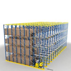 China CE EN 15620 Q235B Drive In Drive Through Racking System wholesale