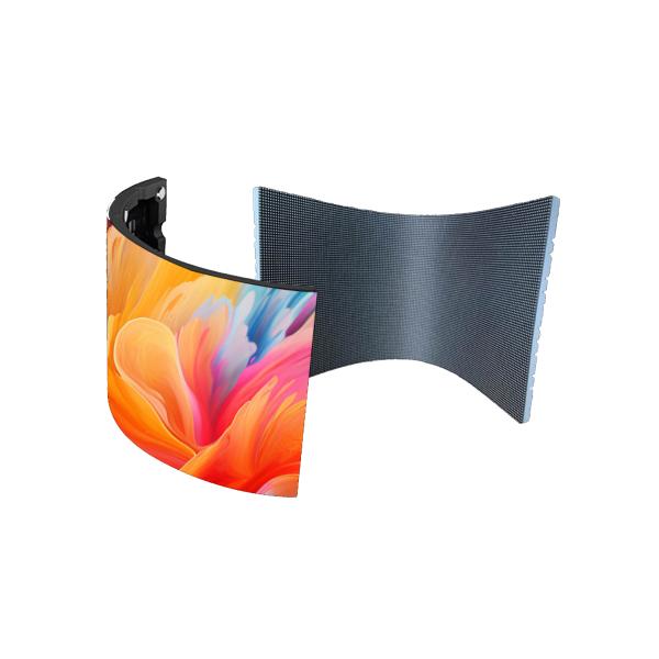 Creative LED Display P1.86mm Flexible Modules for Building Facades with 3840Hz Refresh Rate
